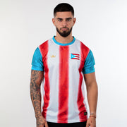 Puerto Rico Heritage Custom Football Jersey Soccer Azul Celeste Model