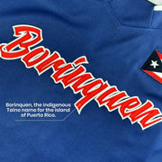 Puerto Rico Heritage Custom Hockey Jersey Blue