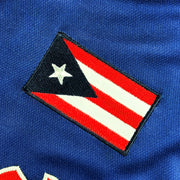 Puerto Rico Heritage Custom Hockey Jersey Blue Stitched