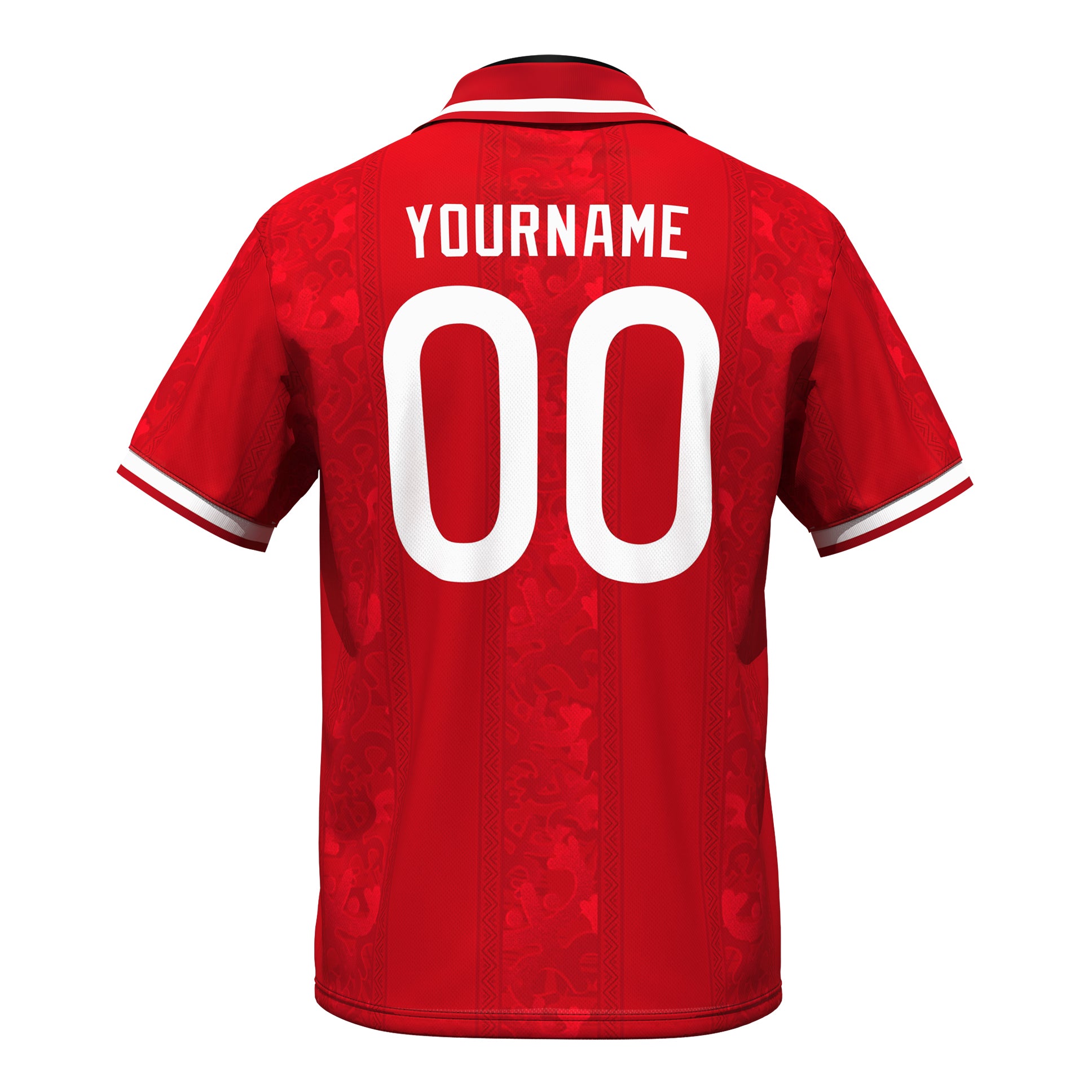 Puerto Rico Heritage Retro Custom Red Football Jersey Customized