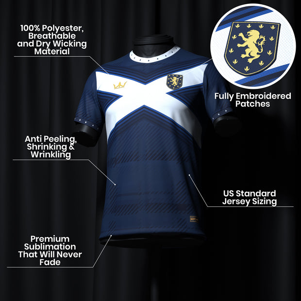 Scotland Custom Football Jersey