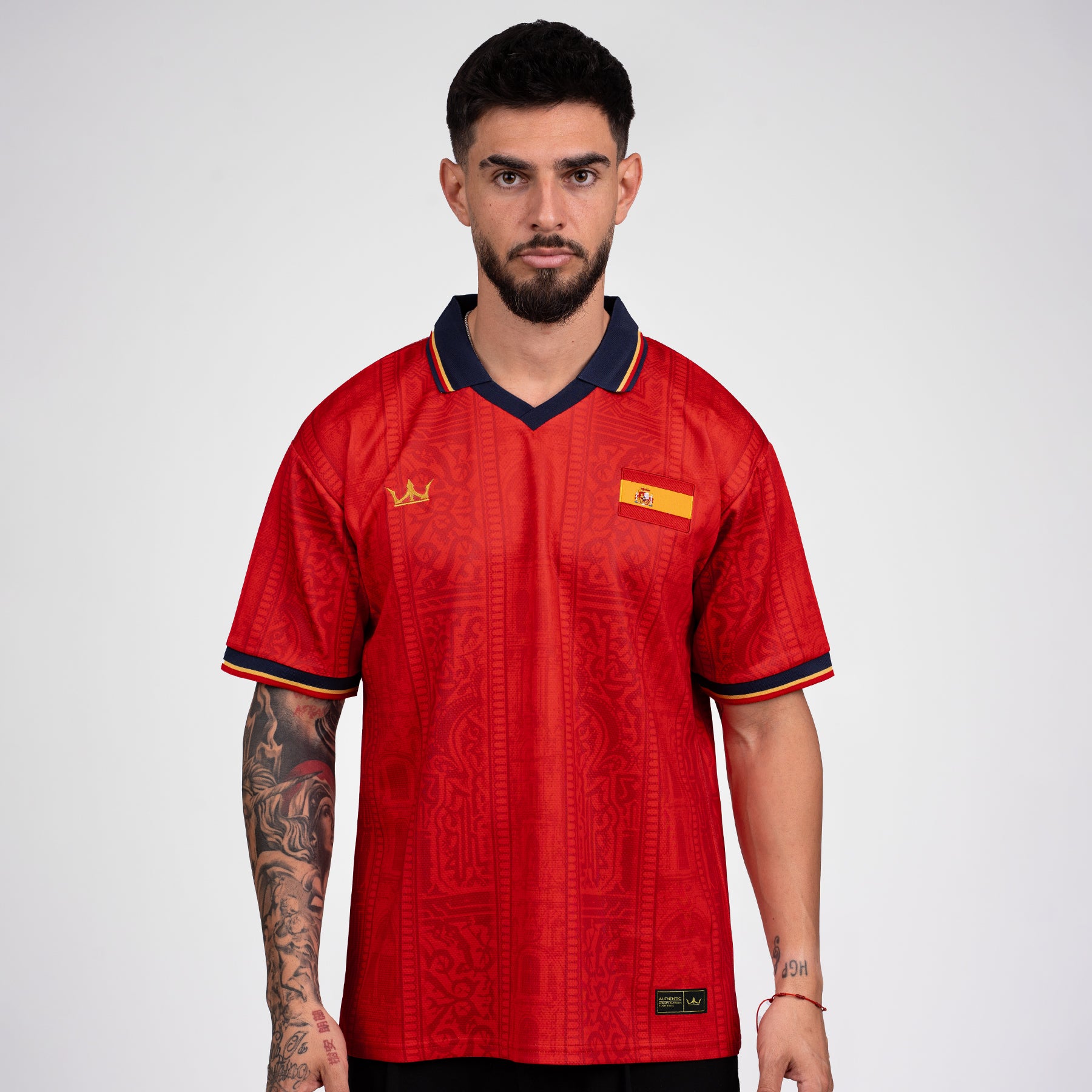Spain Heritage Retro Custom Football Jersey World Shirt