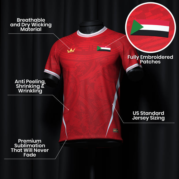 Sudan Heritage Custom Football Jersey