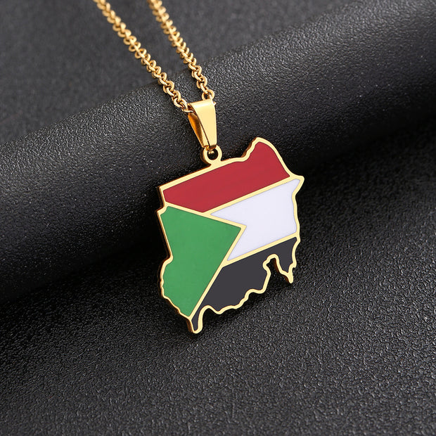 Sudan Heritage Necklace Gold Closeup