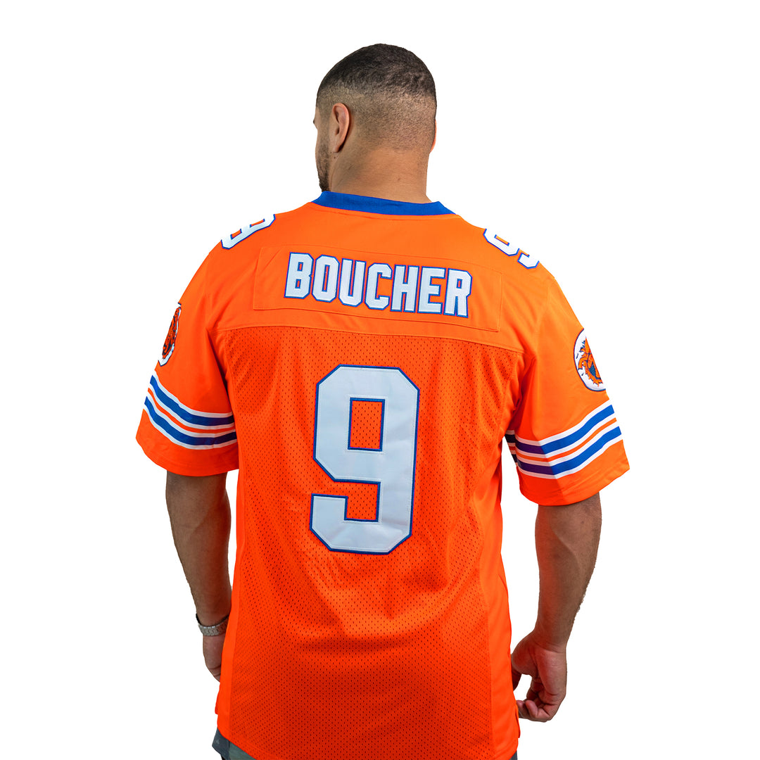 bobby boucher football helmet Waterboy 'Bobby Boucher' Football Jersey – The Jersey Nation