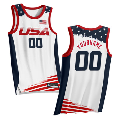 USA Heritage Custom Basketball Jersey