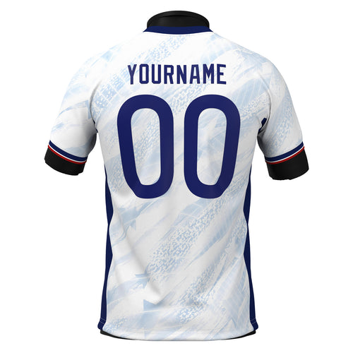 USA Heritage Custom Football Jersey White Customized