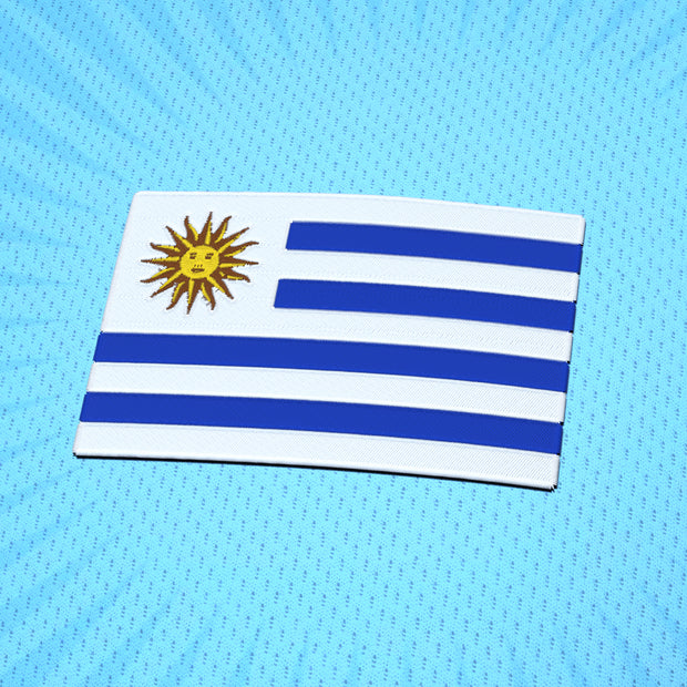Uruguay Heritage Custom Football Jersey Closeup