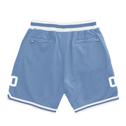 Baby Blue-White Custom Basketball Shorts