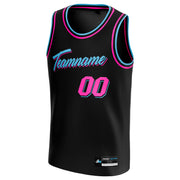 Black Vice City Custom Basketball Jersey