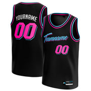 Black Vice City Custom Basketball Jersey