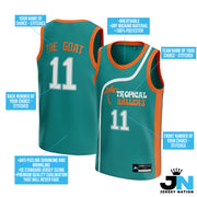 Tropical Custom Basketball Jersey