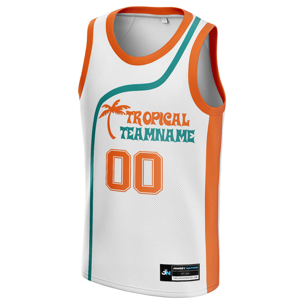 Tropical Custom Basketball Jersey